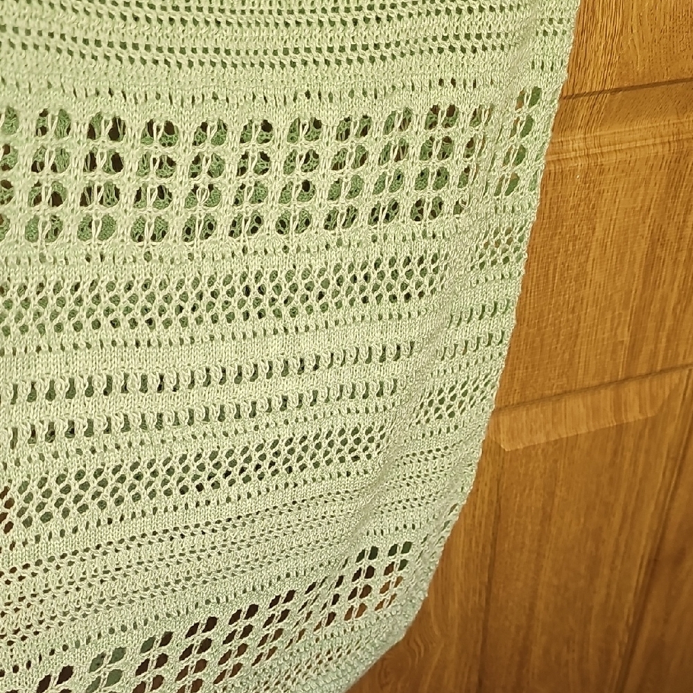 Mint Green Maxi Crochet Skirt - Women - Picture 5 of 6